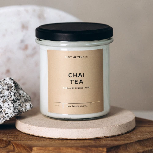 CHAI TEA - świeca sojowa basic 300 ml