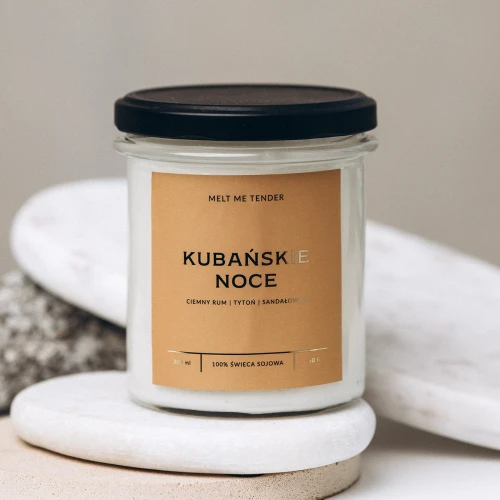KUBAŃSKIE NOCE - świeca sojowa basic 300 ml