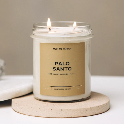 PALO SANTO - świeca sojowa basic 300 ml