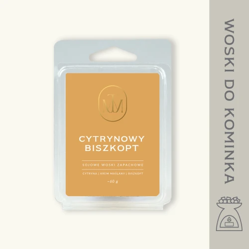 CYTRYNOWY BISZKOPT - woski zapachowe sojowe