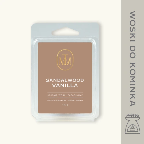 SANDALWOOD VANILLA  - woski zapachowe sojowe