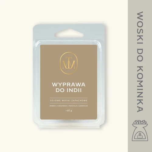 WYPRAWA DO INDII - woski zapachowe sojowe