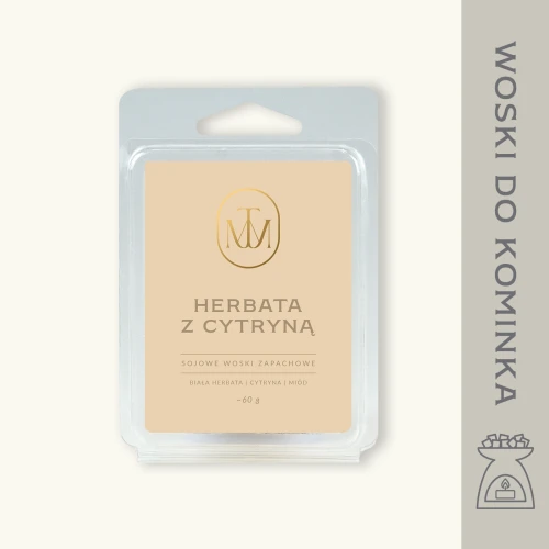 HERBATA Z CYTRYNĄ - woski zapachowe sojowe
