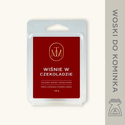 WIŚNIE W CZEKOLADZIE - woski zapachowe sojowe