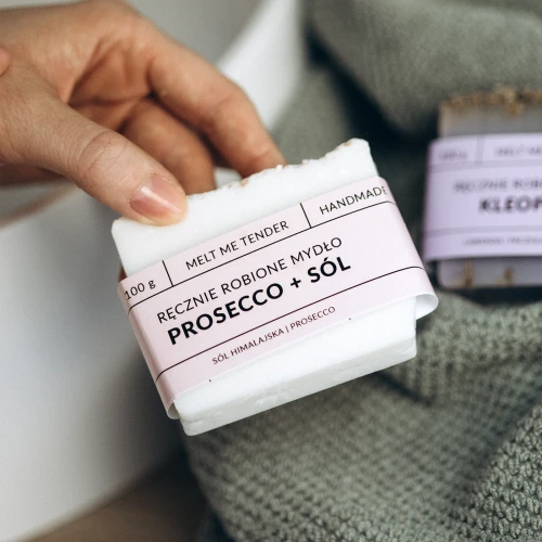 PROSECCO + SÓL - ręcznie robione mydło