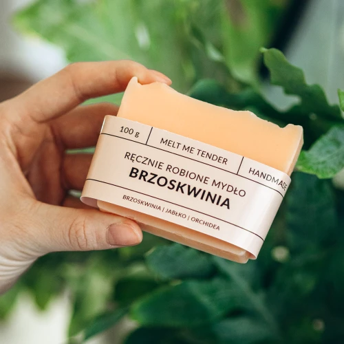 BRZOSKWINIA - ręcznie robione mydło