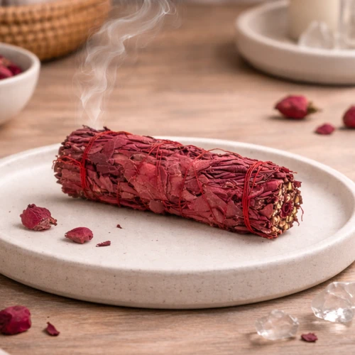 BIAŁA SZAŁWIA + DRAGON'S BLOOD - naturalne kadzidło w wiązce