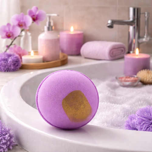 PINK Z MASŁEM SHEA - kula do kąpieli