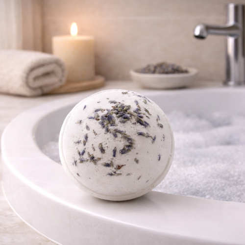 RELAX - naturalna kula do kąpieli z olejkami eterycznymi 