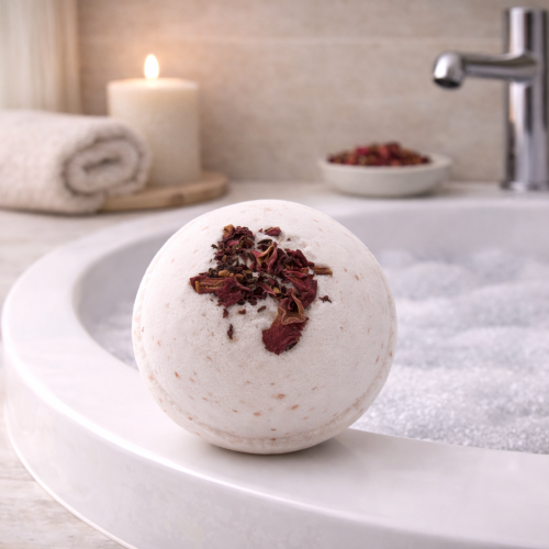 SELF LOVE - naturalna kula do kąpieli z olejkami eterycznymi