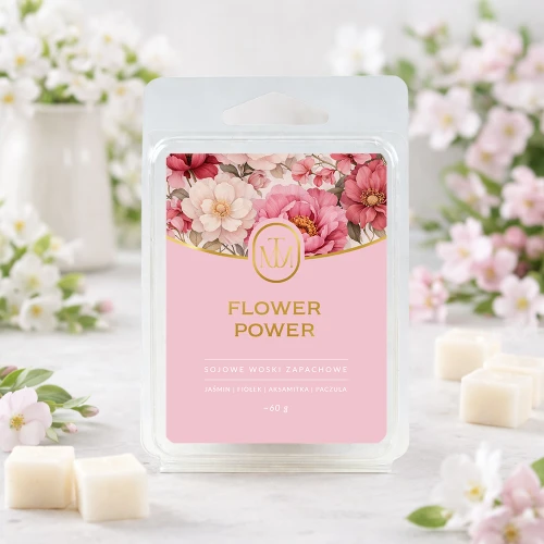FLOWER POWER - woski zapachowe sojowe