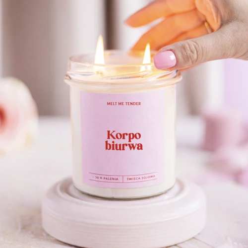 KORPO BIURWA - świeca sojowa zapachowa