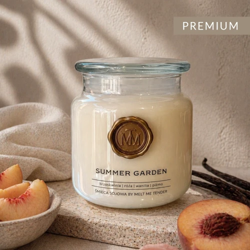SUMMER GARDEN - świeca sojowa premium 500 ml