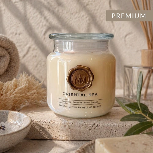 ORIENTAL SPA - świeca sojowa premium 500 ml