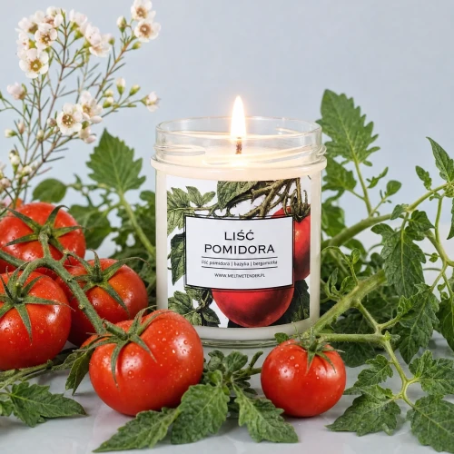 LIŚĆ POMIDORA - świeca sojowa basic 150 ml