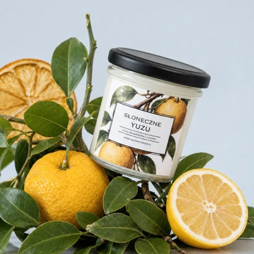 SŁONECZNE YUZU - świeca sojowa basic 150 ml