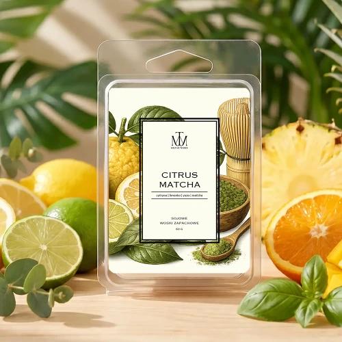 CITRUS MATCHA - woski zapachowe sojowe