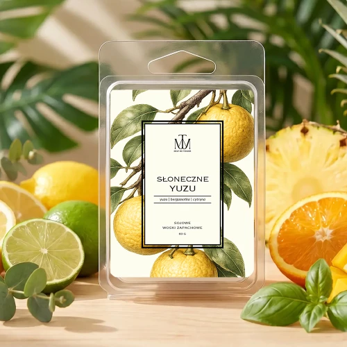 SŁONECZNE YUZU - woski zapachowe sojowe